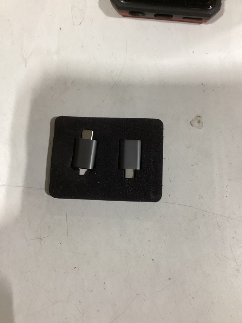 Condition photo showing Good Condition for Syntech USB C to USB Adapter Pack of 2, USB 3.0 Female to Thunderbolt 4/3 Adapter Compatible with MacBook Pro Air 2024, Surface, iPad, iPhone, Galaxy Notebook, XPS and More Type C Devices, Space Grey Space Grey 1.08 X 0.65 X 0.32 Inch