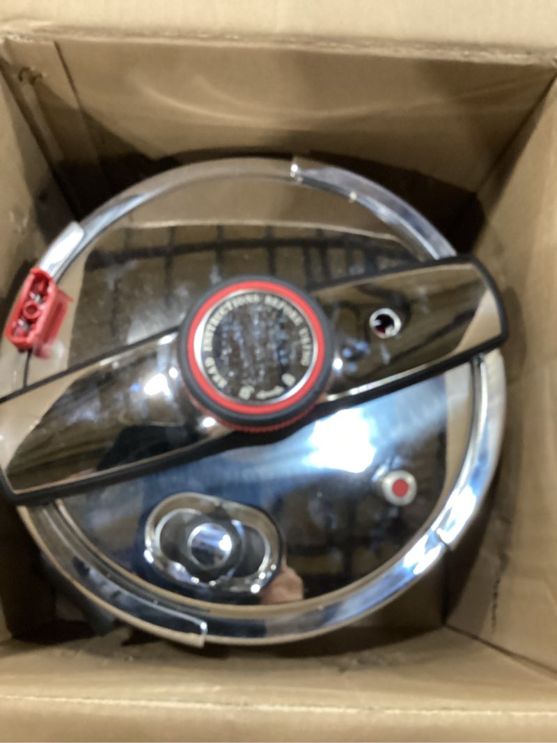 Condition photo showing New/Like New for 8 Qt Pressure Cooker Stainless Steel, Pressure Cooker with One-Hand Locking, Dual Locking Safety System, [3-In-1]Compatible with Gas & Induction, Fast Cooking for Large Meals 8 Quarts