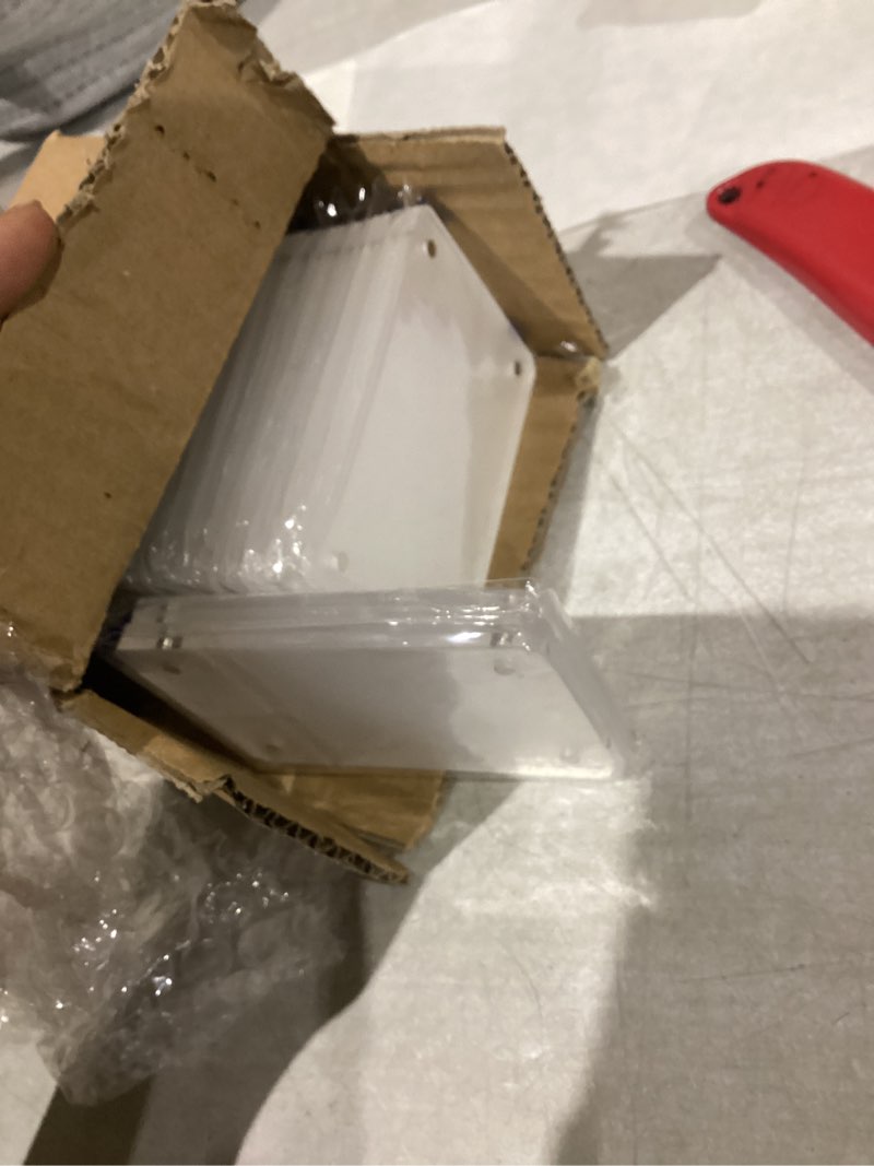 Condition photo showing New/Like New for 12 Packs Acrylic Fridge Magnetic Picture Frame Magnetic Polaroid Frames for Photos Instax Mini Frame Clear 2.36 x 3.54 Inch