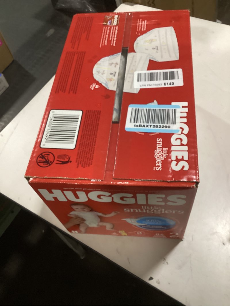 Condition photo showing New/Like New for Huggies Size 2 Diapers, Little Snugglers Baby Diapers, Size 2 (12-18 lbs), 84 Count, Packaging May Vary Size 2 84