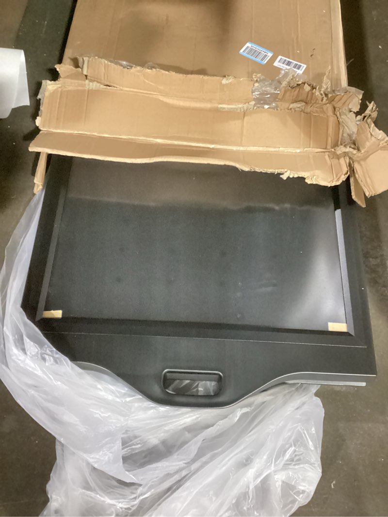 Condition photo showing Good Condition for m&t displays street signpro with lens protective cover, 24x36 inch poster black double sided sandwich board folding a-frame sidewalk curb sign portable advertising display for restaurant cafe