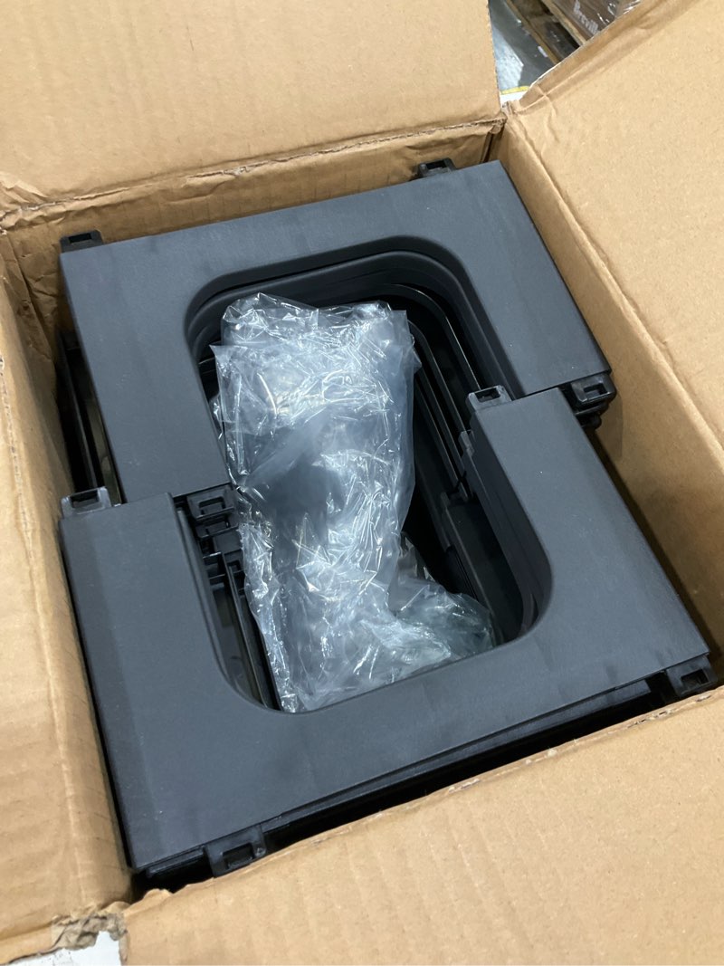 Condition photo showing Good Condition for TRZZ 10-Tier Small Shoe Rack, Vertical Narrow Stackable Organizer with Removable Partition, Efficient Shoe Storage for Closet, Entryway, and Small Spaces (Black) 10-Tier-9.5"L Black