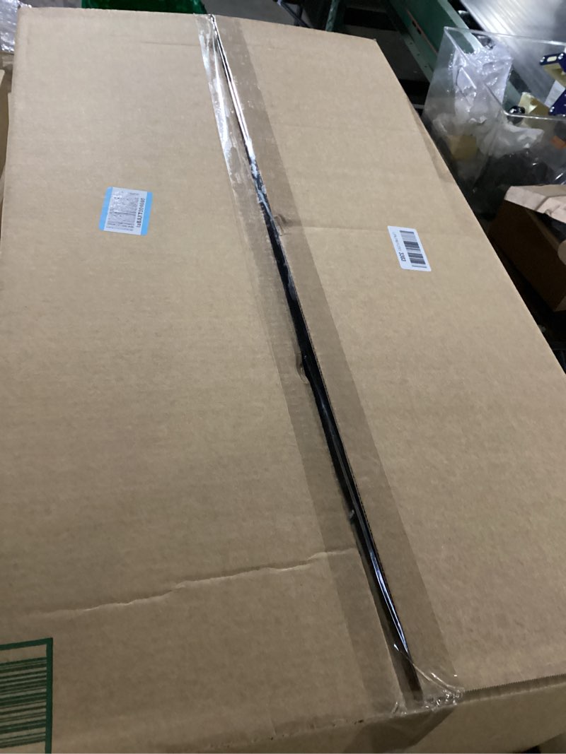 Condition photo showing New/Like New for Bulletin Board 30 x 20 inches, Oatmeal White Pin Board Vision Board, Golden Aluminum Framed Fabric Cork Board with 10 Push Pins Oatmeal White Fabric & Golden Frame 30 x 20 inches