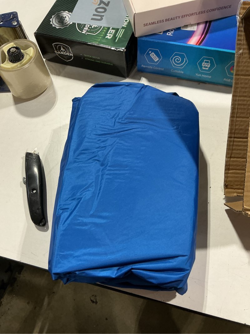 Condition photo showing Good Condition for 10×10ft canopy tent replacement top, instant pop up canopy straight leg replacement cover for outdoor garden picnic, camping(blue, 10x10ft)