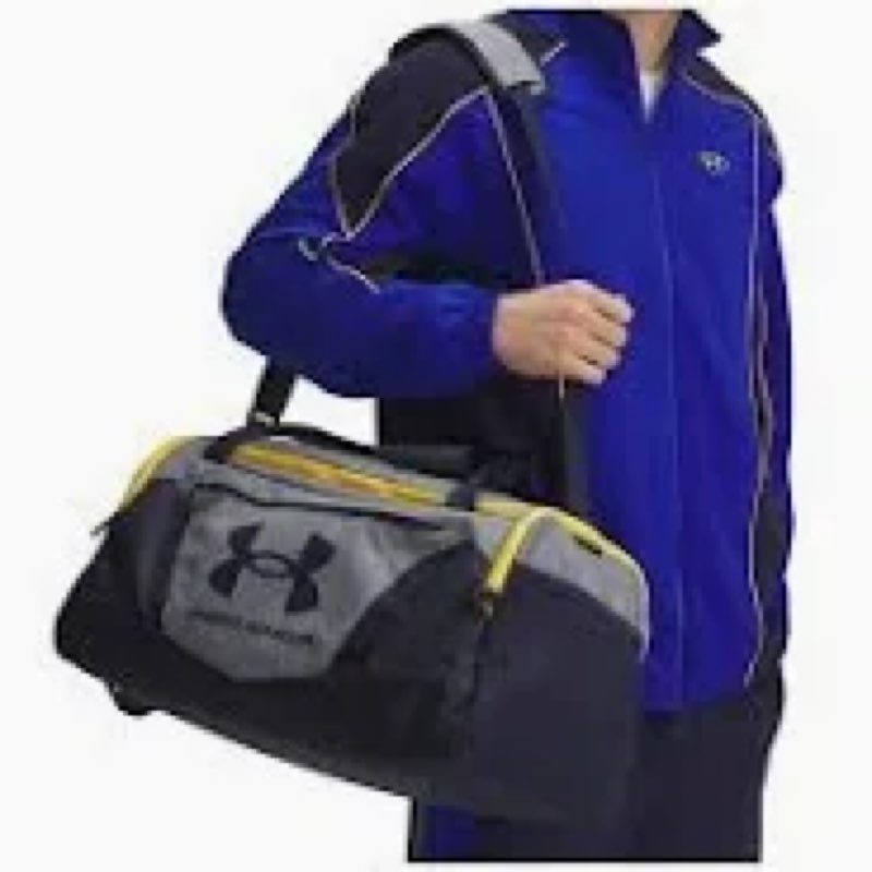 under armour unisex-adult undeniable 5.0 duffle small (40l) (013) pitch gray / midnight navy / white