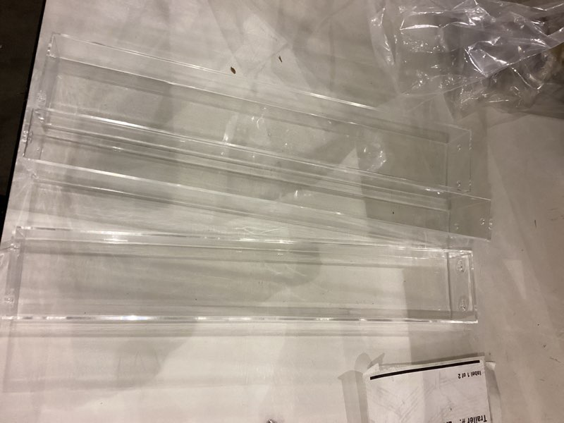 Condition photo showing As Is for Medicine Organizer 3-Tier Pill Bottles Holder Rack Acrylic Display Sealed Vials Organizer for Medicine Bottles Oval Pharmacy Plastic Bottles Empty Pill Bottles Medication Bottles Supplements Vitamins 