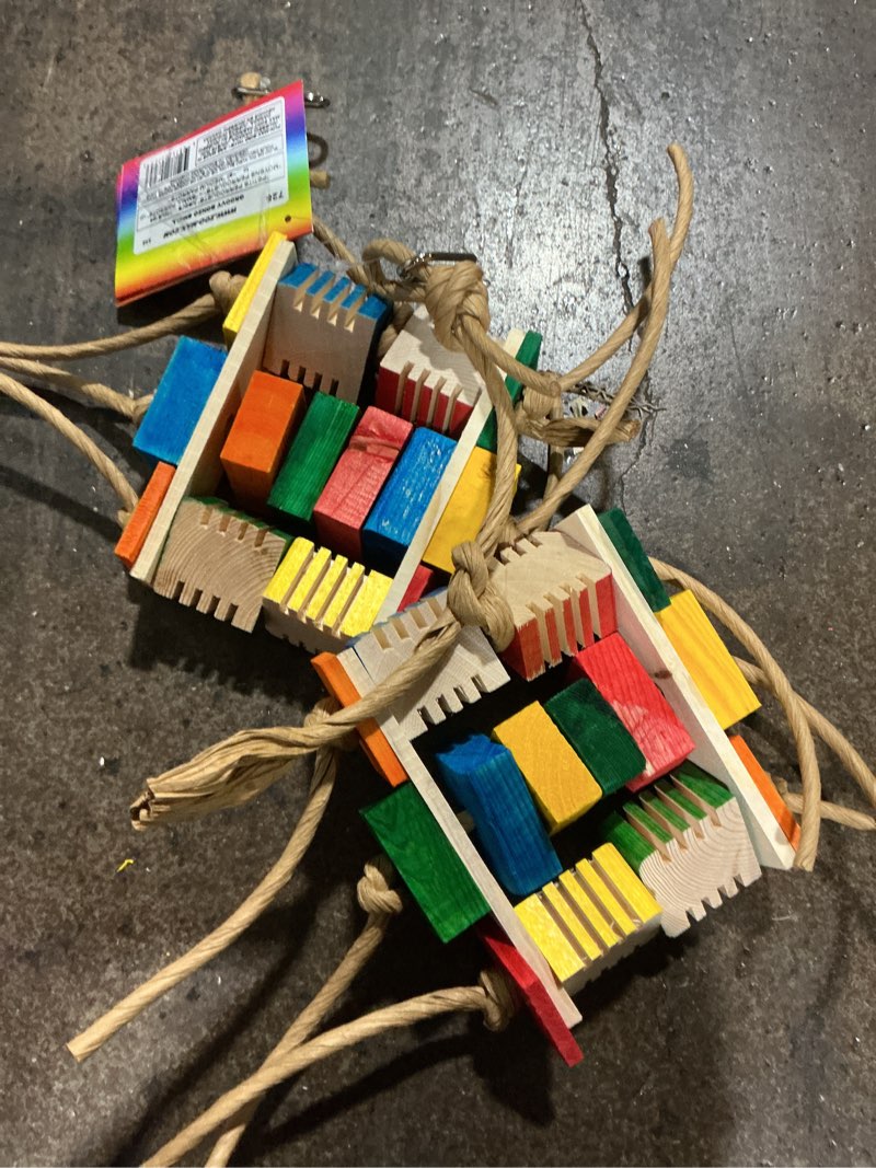 Condition photo showing Good Condition for (Bidding on 2) Zoo Max DUS725 Groovy Small Bird Toy