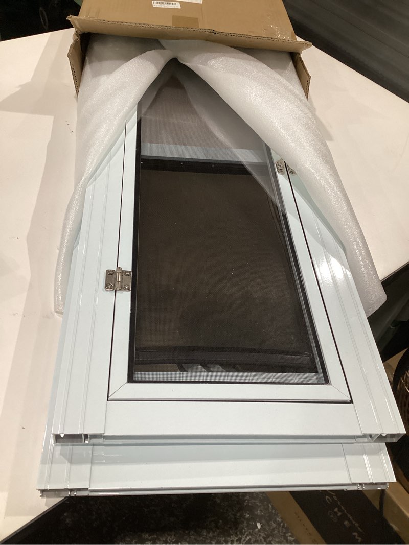 Condition photo showing Good Condition for FurrFinesse Doggy Door for Sliding Glass Door, Adjustable Height 75 3/5" to 80" Sliding Door Doggie Door Insert with Screen Design, Suitable for Medium Dogs Up to 30 lbs, New