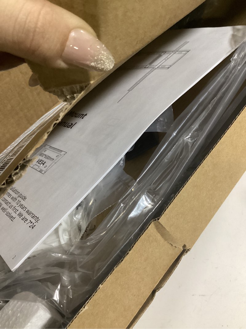 Condition photo showing Good Condition for HOME VISION Heavy Duty Fixed TV Wall Mount Bracket, 264 Lbs Capacity for 48-120 Inch Extra Large Flat Screen Smart TVs, Max VESA 800x600 mm, Stud Spacing 12"-28", Low-Profile Flush Slim Design, HV8801