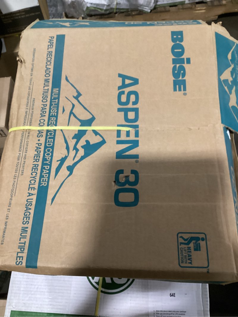 Condition photo showing Good Condition for boise aspen 30 multi-use printer & copy paper, 10 reams, white, legal (8.5in x 14in), 5000 sheets per case- 054904-ctn
