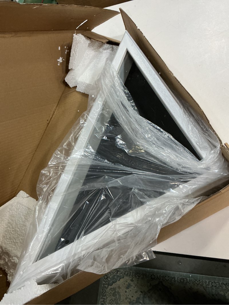 Condition photo showing Good Condition for Glass Front Flag Display Case for Burial Flag - Wall Mounted 9.5 X 5 Feet Flag Box for American Veteran Flag and Folded Flag Display - Ideal for Honoring Military Service (White)