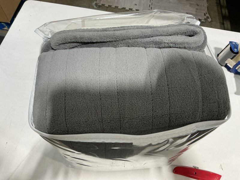 Condition photo showing Good Condition for biddeford blankets micro plush electric heated blanket with digital controller, queen, grey