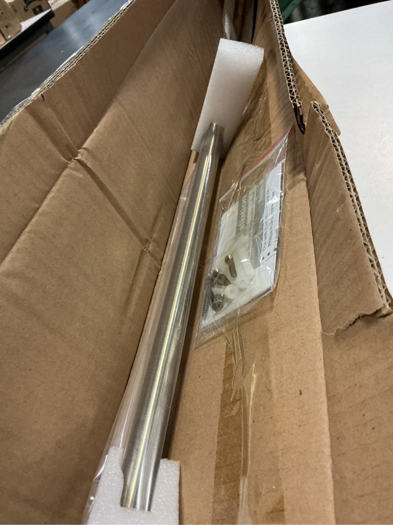 Condition photo showing Good Condition for Antique Bronze Disc Curtain Rods, 28-48 Inches Window Curtain Rod,Adjustable Room Darkening Curtain Rod with Aluminum Finials and Brackets,Wrap Around Design 28-48-inch Antique Bronze