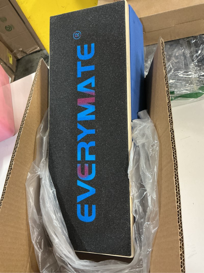 Condition photo showing New/Like New for EVERYMATE Squat Block Athletic Balance Trainer for Stretching, Fitness, and Physical Therapy, Improve Balance, Stability, and Athletic Performance, Home Gym and Personal Training Equipment 15 inch