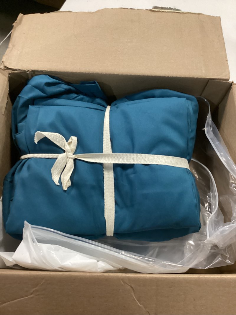 Condition photo showing Good Condition for PURE ERA Jersey Knit 4pc Bed Sheet Set 100% T-Shirt Cotton Super Soft Comfy Breathable Fits Mattress Up to 20" Extra Deep Pocket (Solid Cerulean Blue, King) Cerulean Blue King
