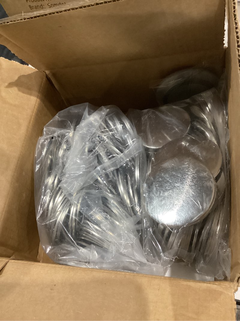 Condition photo showing Good Condition for BEAMNOVA 100 Sets of Metal Button Supplies Blank 75mm / 2.95 in (Approx. 3 inch) for Button Maker Machine, Slick Metallic Back, Badge Making Parts Round DIY Pin Maker