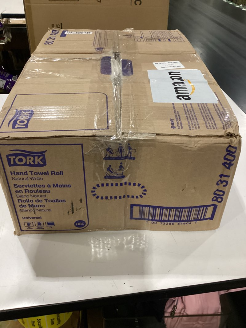 Condition photo showing New/Like New for tork hand towel 6 rolls