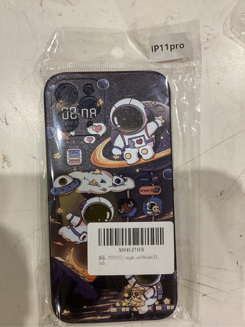 Condition photo showing New/Like New for (Similar to but not exact)  Compatible with iPhone 11 Case for Boys Girls Cute Cartoon Astronaut Rocket Design Aesthetic Shockproof Designer Cool Phone Case for iPhone 11 iPhone 11 Multicolor