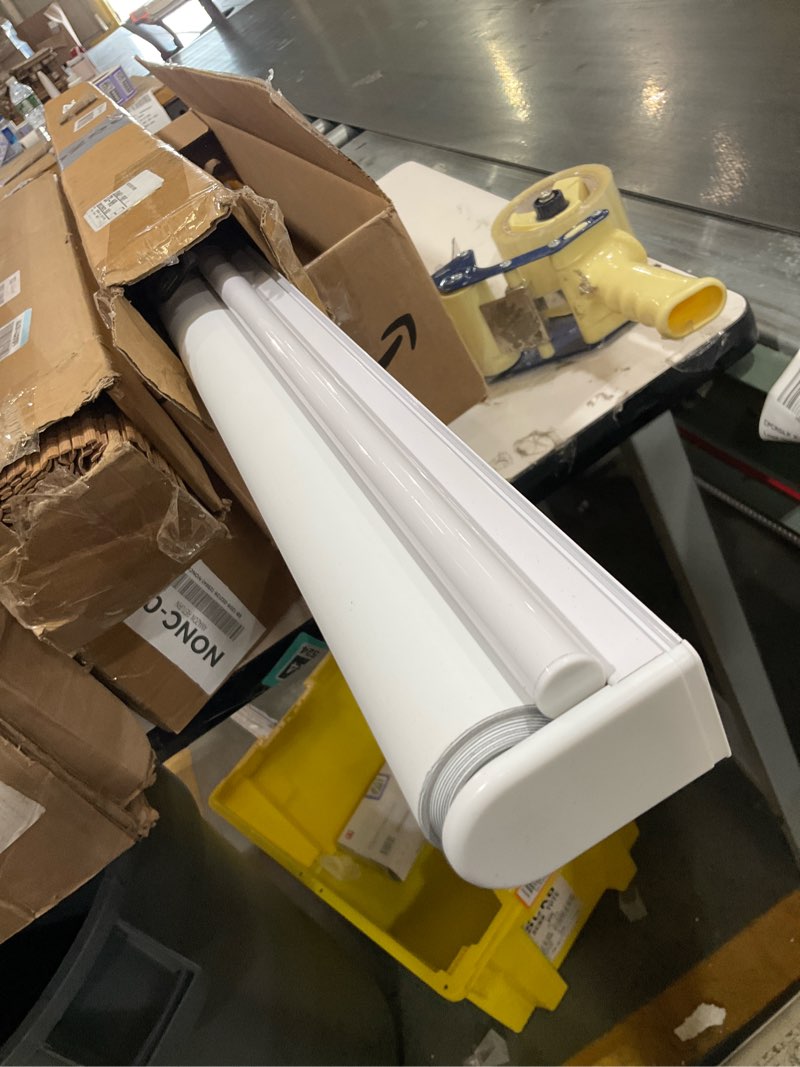 Condition photo showing Good Condition for blackout roller shades blinds cordless for windows pull down room darkening door blinds with thermal insulated easy to install for living room,bedroom,home,office,white 33.5" w x 72" h 33.5"w x 72"h white
