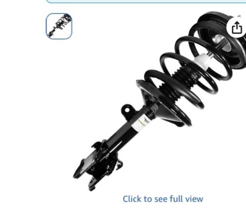 Unity Automotive 11644 Front Right Complete Strut Assembly (2003-2008 Honda Pilot), 1 Pack