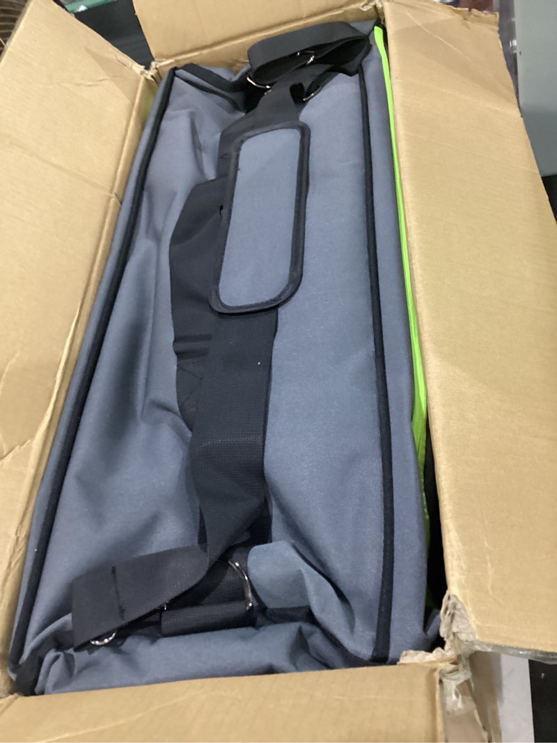 Condition photo showing Good Condition for loobani foldable dog playpen indoor/outdoor,1 min setup whelping box, 690d oxford fabric & reinforced steel/iron frame, portable puppy playpen with rugged carry bag for home &travel-43.3"x43.3"x27.1" gray 43.3"lx43.3"wx27.1"h