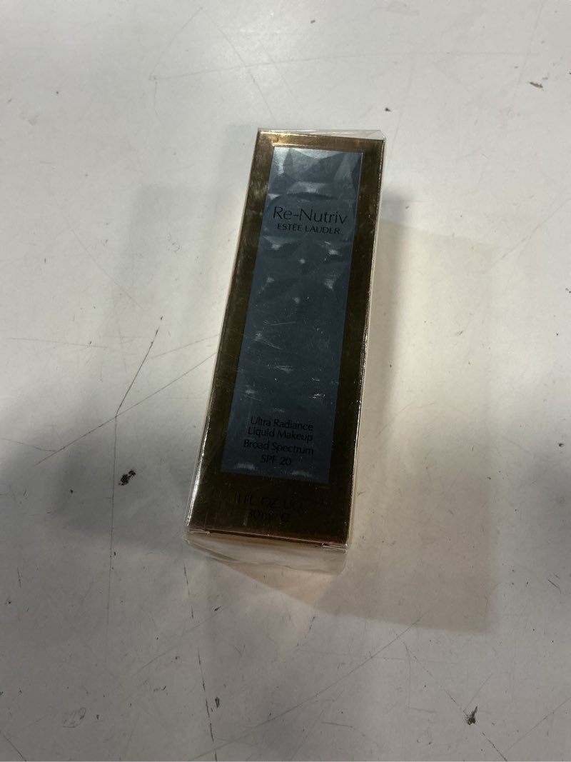Condition photo showing New/Like New for estée lauder re-nutriv ultra radiance liquid foundation spf 20 | luxurious, hydrating, long-wearing,