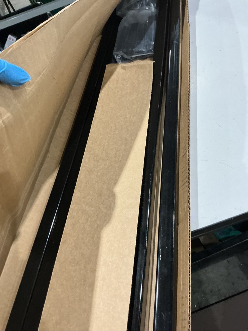 Condition photo showing Good Condition for bed slats center support system | adjustable length & height tubular steel with 4 legs | fits full, queen, king & california king bed frames