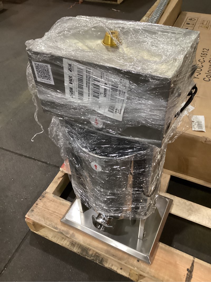 Condition photo showing As Is for Vevor sausage stuffer EVS-12L