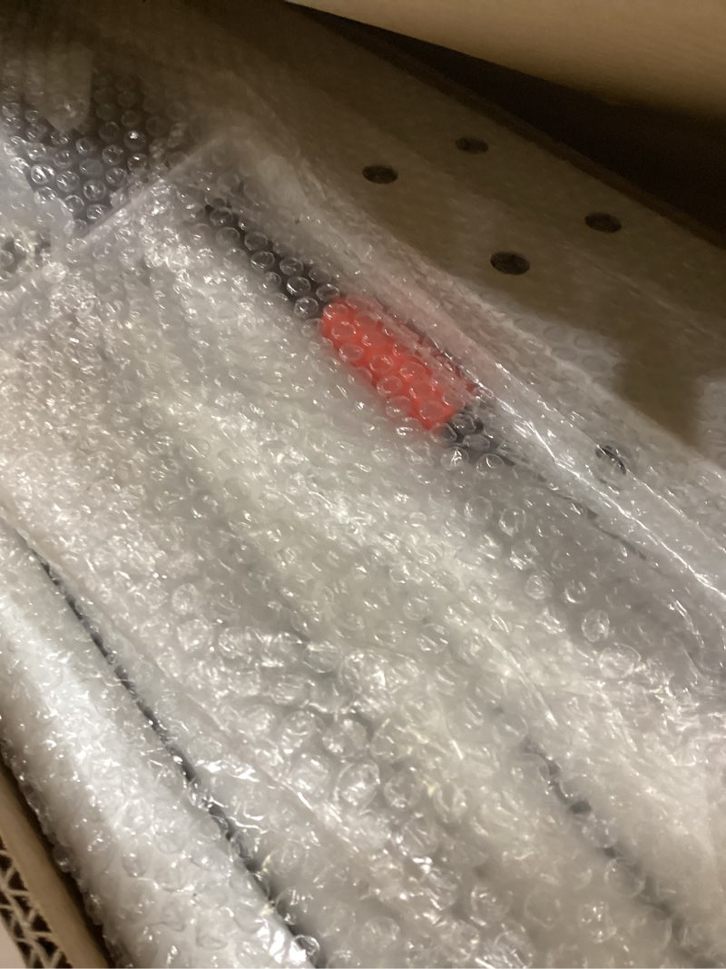 Condition photo showing Good Condition for Clothing Rack, 55.51 Inch Heavy Duty Clothes Rack Rolling Garment Rack with Wheels and Bottom Shelf, 130LB Capacity Clothes Racks for Hanging Clothes, Coats, Shirts, Sweaters, Skirts, White White Single