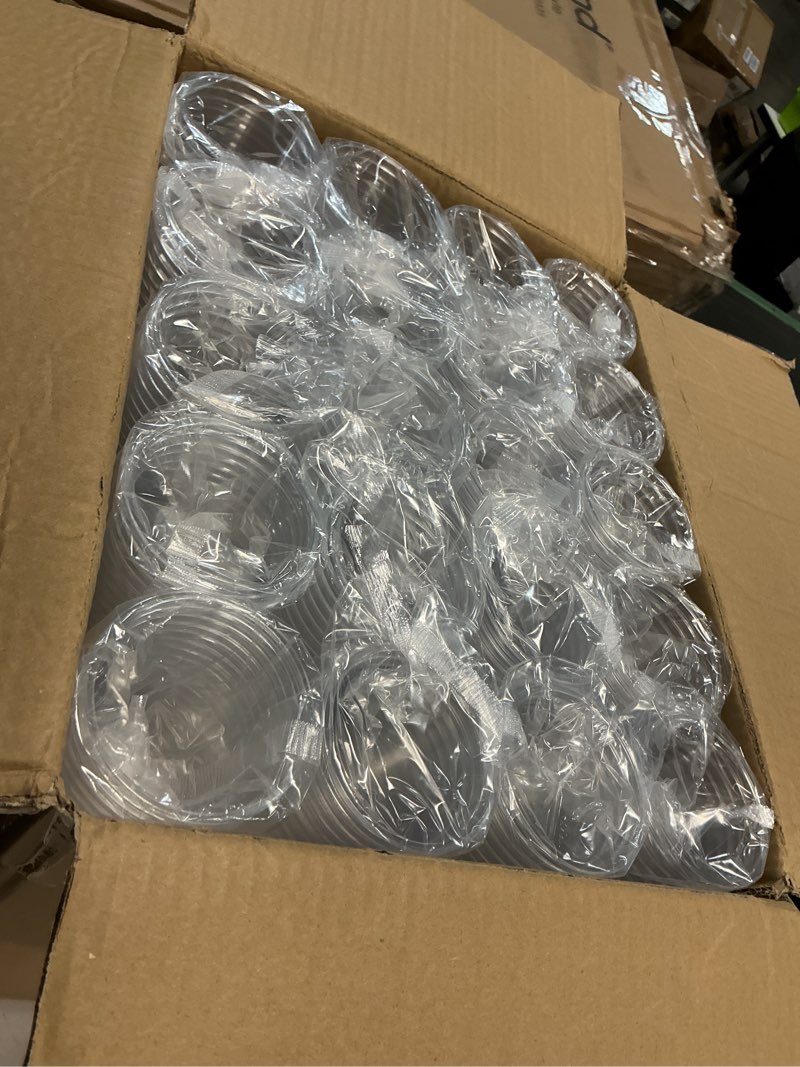 Condition photo showing New/Like New for Lilymicky 1000 Pack 10 oz Clear Plastic Cups, Disposable Drinking Party Cups for Birthday Parties, Picnics, Ceremonies, and any Events 10 oz - 1000 ct