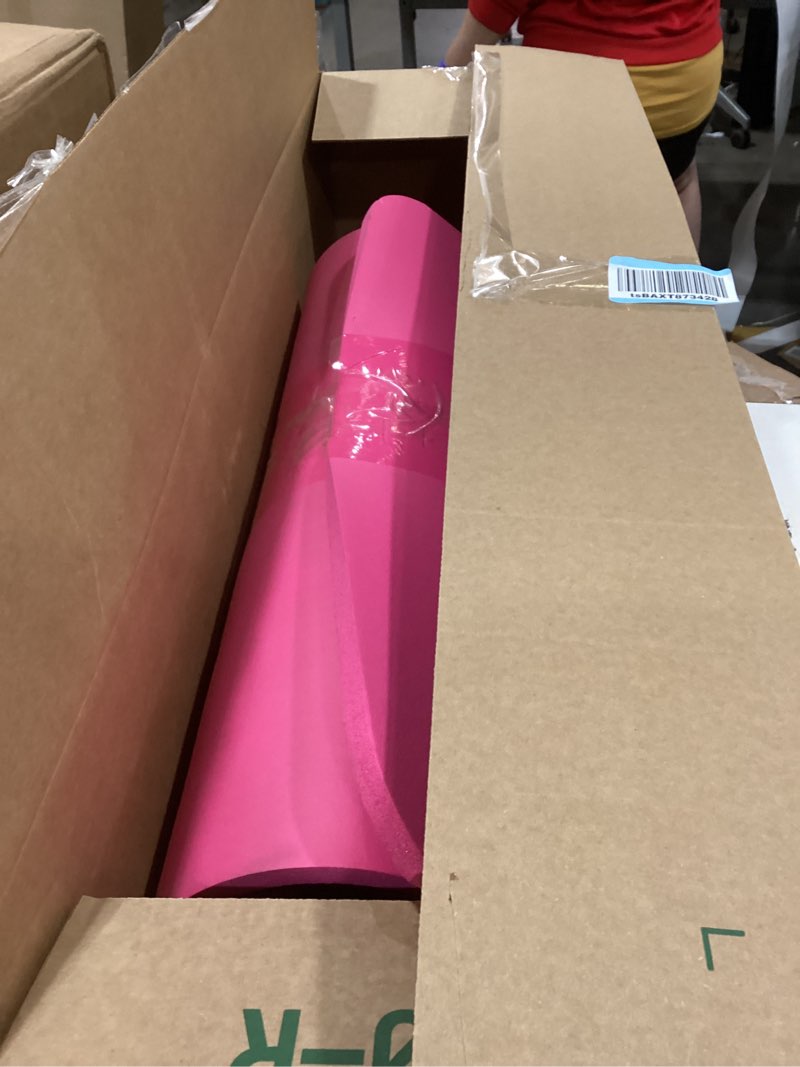 Condition photo showing Good Condition for Amazon Basics Extra Thick Exercise Yoga Mat with Carrying Strap Pink 1/2 Inch