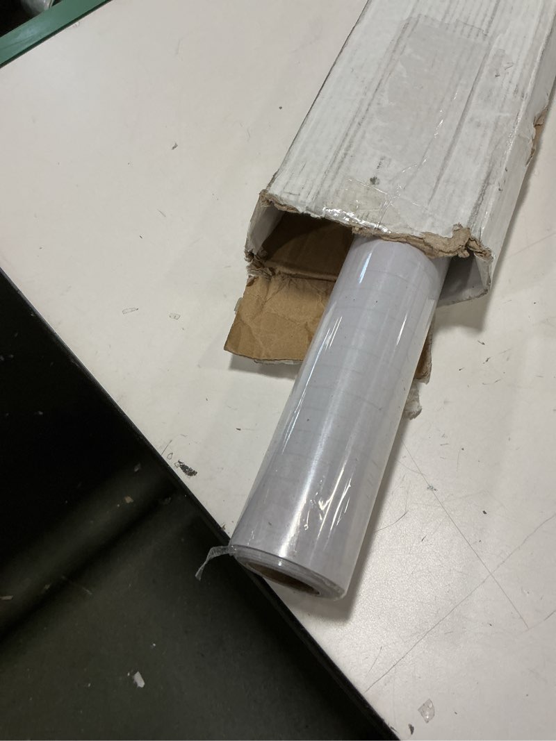 Condition photo showing New/Like New for COSNIGHT Clear Contact Paper Peel and Stick for Wall Protector 23.6in x 20ft/Roll, Clear Wall and Kitchen Cabinets Protector from Furniture 23.6"W x 236"L Clear