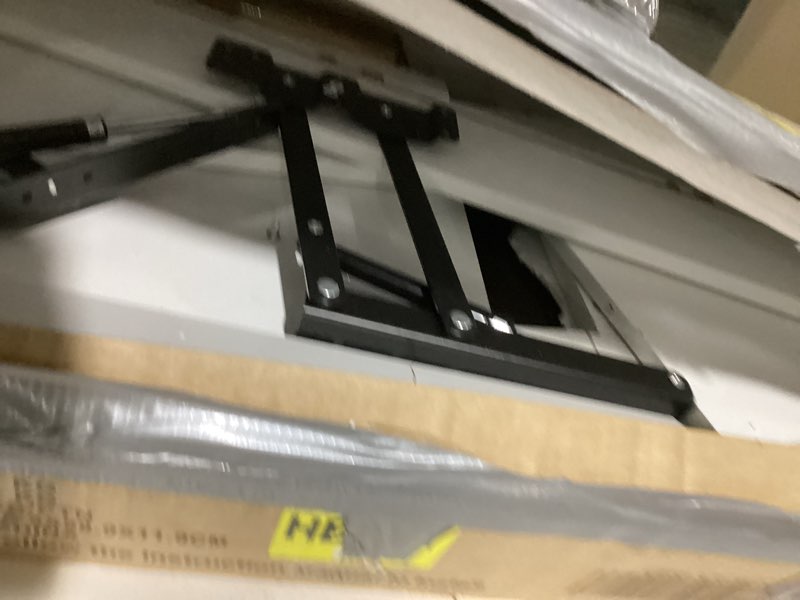 VINGLI Farmhouse Lift Top Coffee Table, Rustic Grey with Storage Shelf/Hidden Compartment, Mesa De C