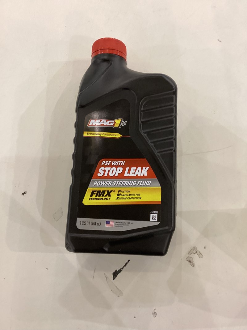 Condition photo showing New/Like New for MAG 1 00809 Power Steering Fluid w/ Stop Leak - 1 Quart