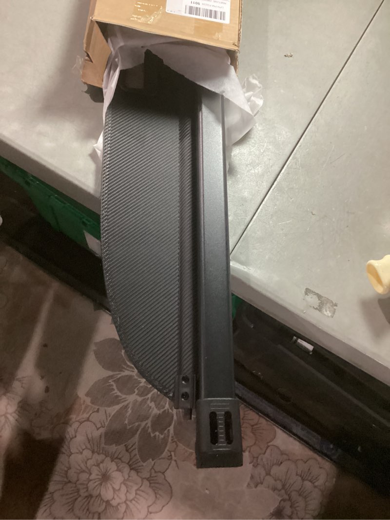 Condition photo showing As Is for powerty cargo cover for toyota corolla cross(excludes hybrid) 2022-2025 accessories retractable trunk cover rear trunk security cover shielding shade blac?not for corolla? 2022-2025 | toyota corolla cross