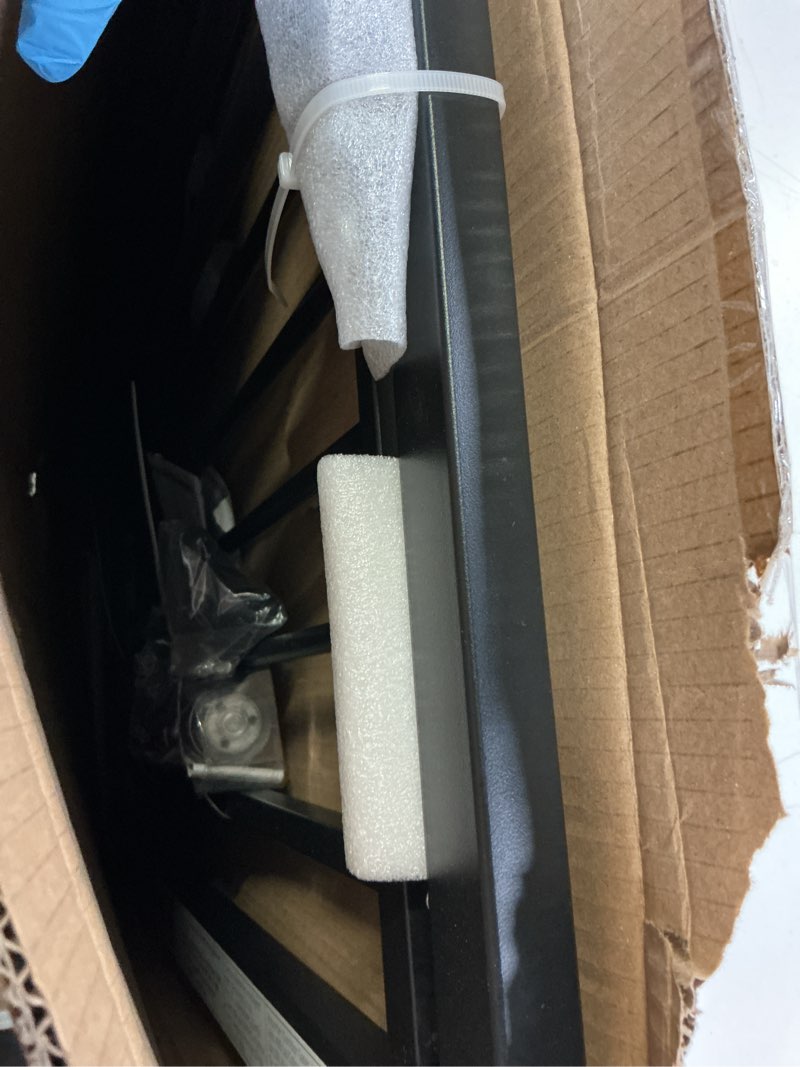 Condition photo showing New/Like New for cumbor 36" extra tall baby gate for stairs, 29.7-40.6" wide dog gate for doorways, pressure mounted auto-close pets gates for dogs indoor, durable safety child gate, mom's choice awards winner, black black 29.7-40.6"w x 36"h