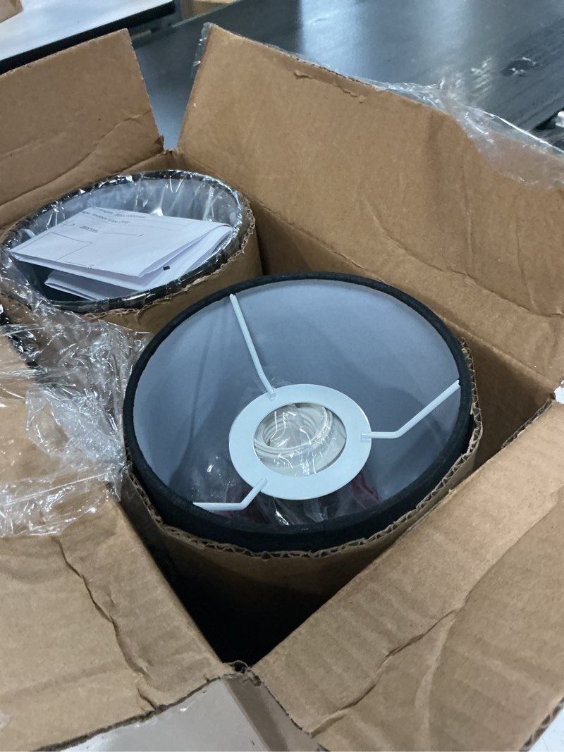 Condition photo showing As Is for bedside table lamps set of 2 - black bedroom lamps with 3 color temperatures (3000k/5000k/4000k), two square nightstand lamps with usb c + a charging ports, pull chain small night light for end table