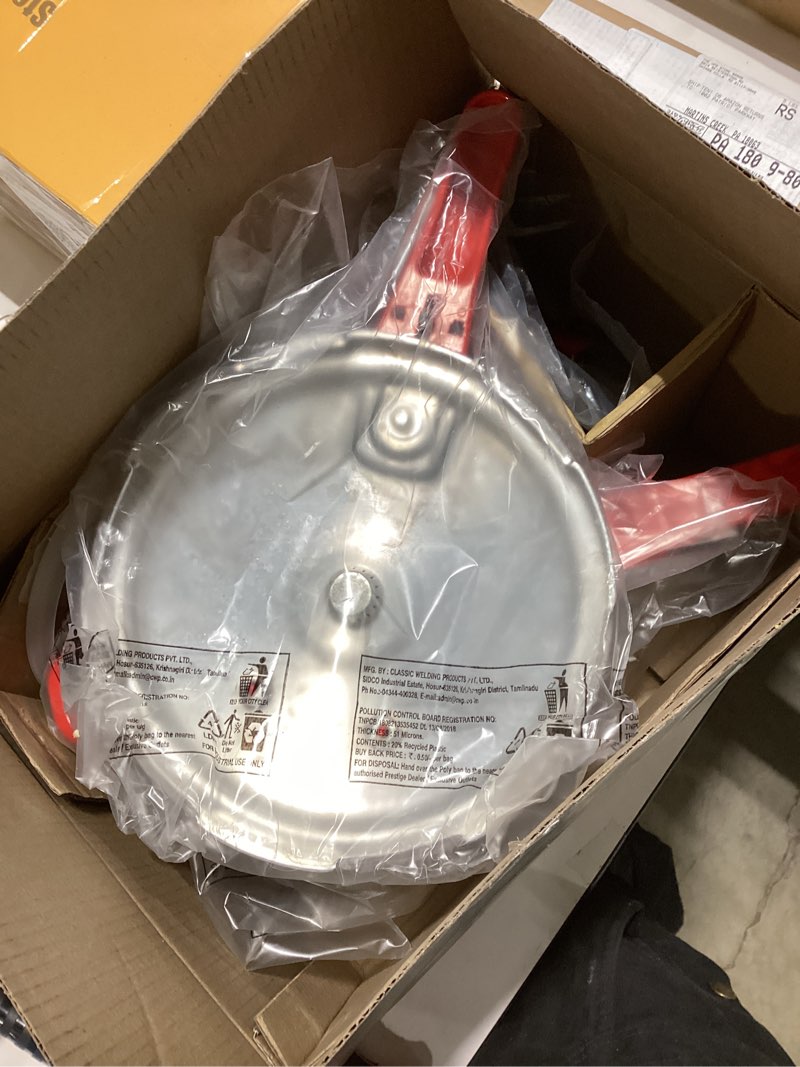 Prestige Popular Aluminium Pressure Cooker, 7.5 Liters