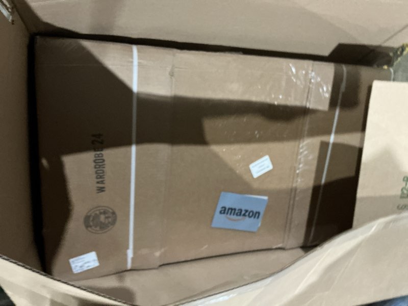 Condition photo showing Good Condition for amazon basics wardrobe clothing moving boxes with bar - 24" x 24" x 40", 3-pack, brown brown 24" x 24" x 40"/3-pack