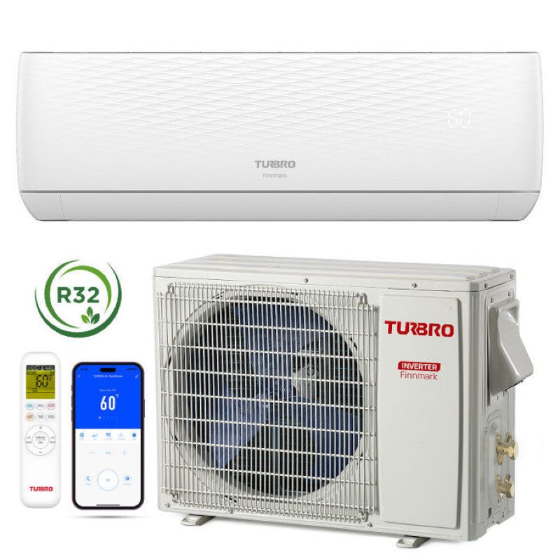 SPLIT INVERTER AIR CONDITIONER (OUTDOOR UNIT) FINNMARK FM24K230 24000 BTU 230V SIMILAR TO STOCK  PHOTO
