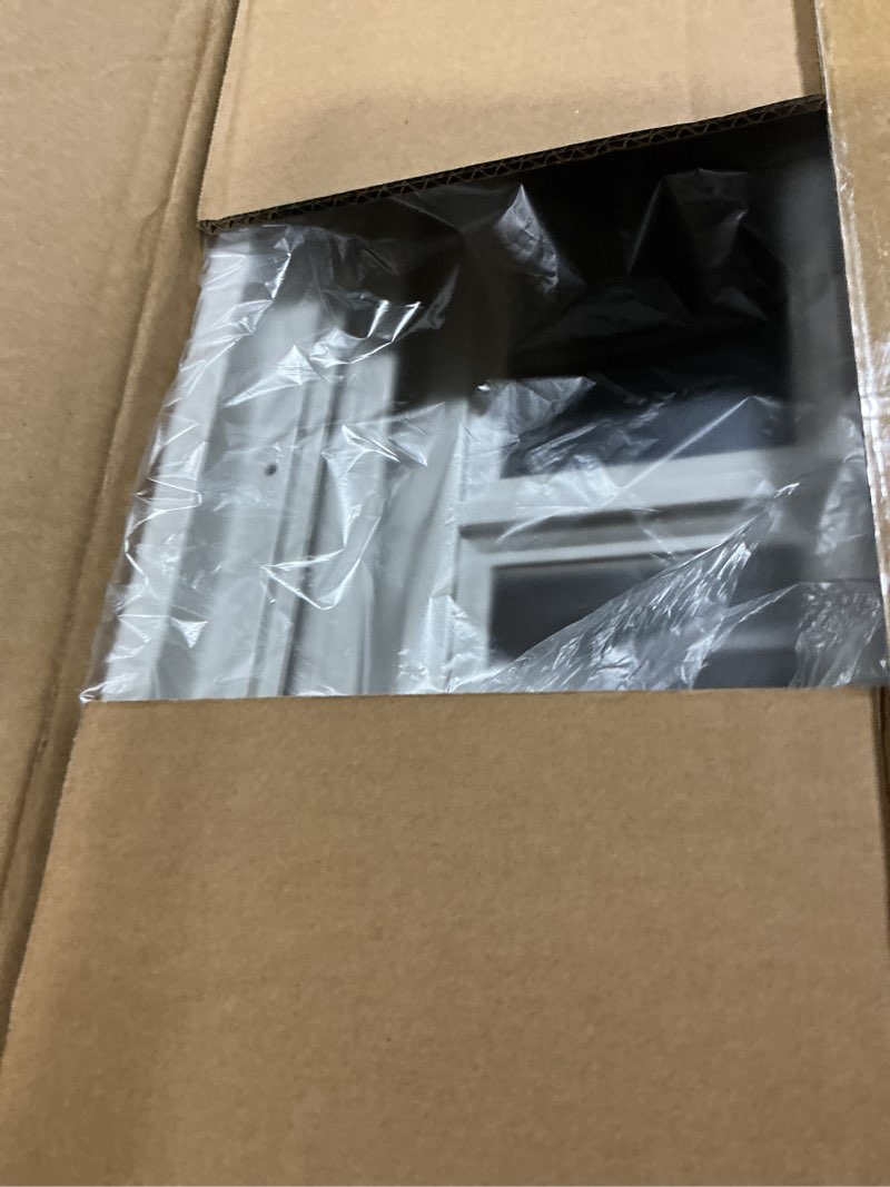 Condition photo showing Good Condition for 4 Pack Garage Door Windows, Replacement Vinyl Window Inserts with UV Resistant Resin Glass for Garage Doors, 53x35cm (Cross Design)