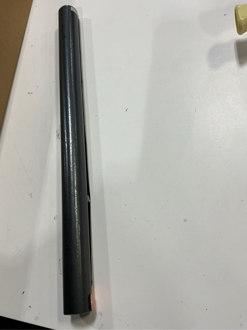 Condition photo showing As Is for rabbitgoo Blackout Window Film, Sun Heat Blocking Privacy Cover for Glass, Removable Opaque Room Darkening Dark Black Out Window Covers Tint Shades for Home Day Sleep Light Blocker 17.5 x 78.7 Inches Black 17.5" x 78.7"
