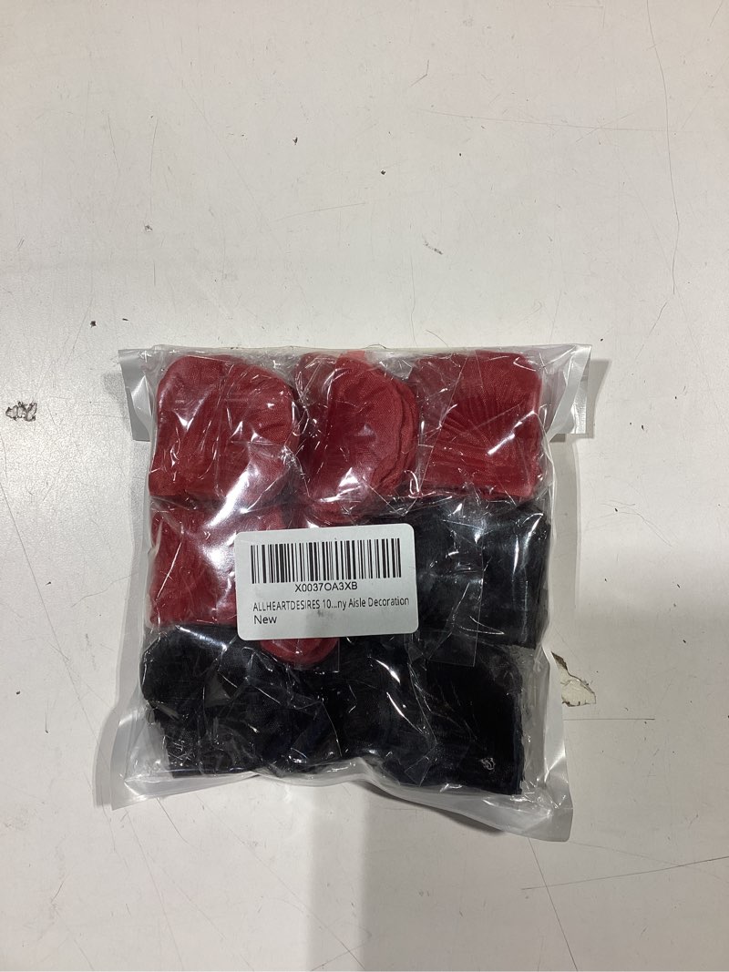 Condition photo showing Good Condition for ALLHEARTDESIRES 1000PCS Maroon Dark Red Black Silk Flower Rose Petals Table Scatters Wedding Flowers Valentine's Day Bridal Shower Centerpieces Ceremony Aisle Decoration