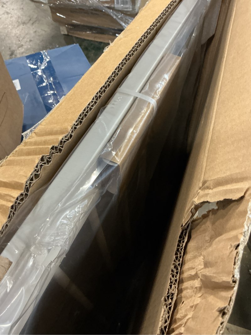 Condition photo showing Good Condition for babelio baby gate for doorways and stairs, 41-46" pet gate with wide walk thru door and lock indicator, no drill pressure mounted safety gate with double lock and self-closing, white white 41-46"w, 30"h