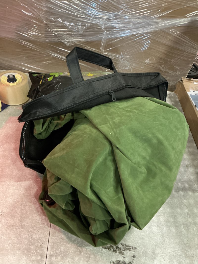 Condition photo showing As Is for ( it’s green )sensory chair inflatable peapod canoe, 60\" sensory pod sitting for autistic children, adhd sensory pea pod with neck pillow, electric air pump,