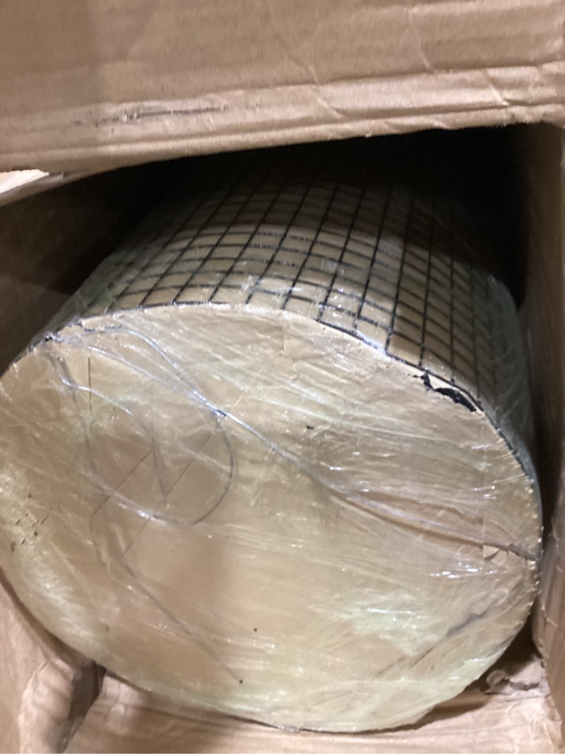Condition photo showing Good Condition for black hardware cloth 1/2inx48inx100ft, chicken wire fencing, 19gauge, vinyl pvc coated mesh, welded wire mesh, perfect for gopher wire, rodent mesh, tree guard, chicken coop