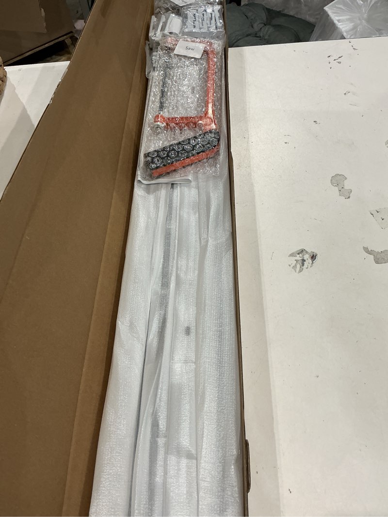 Condition photo showing Good Condition for felidesign curtain track, ceiling curtain track for room divider, ceiling mount rail set with roller hooks, white, 9ft - 12ft
