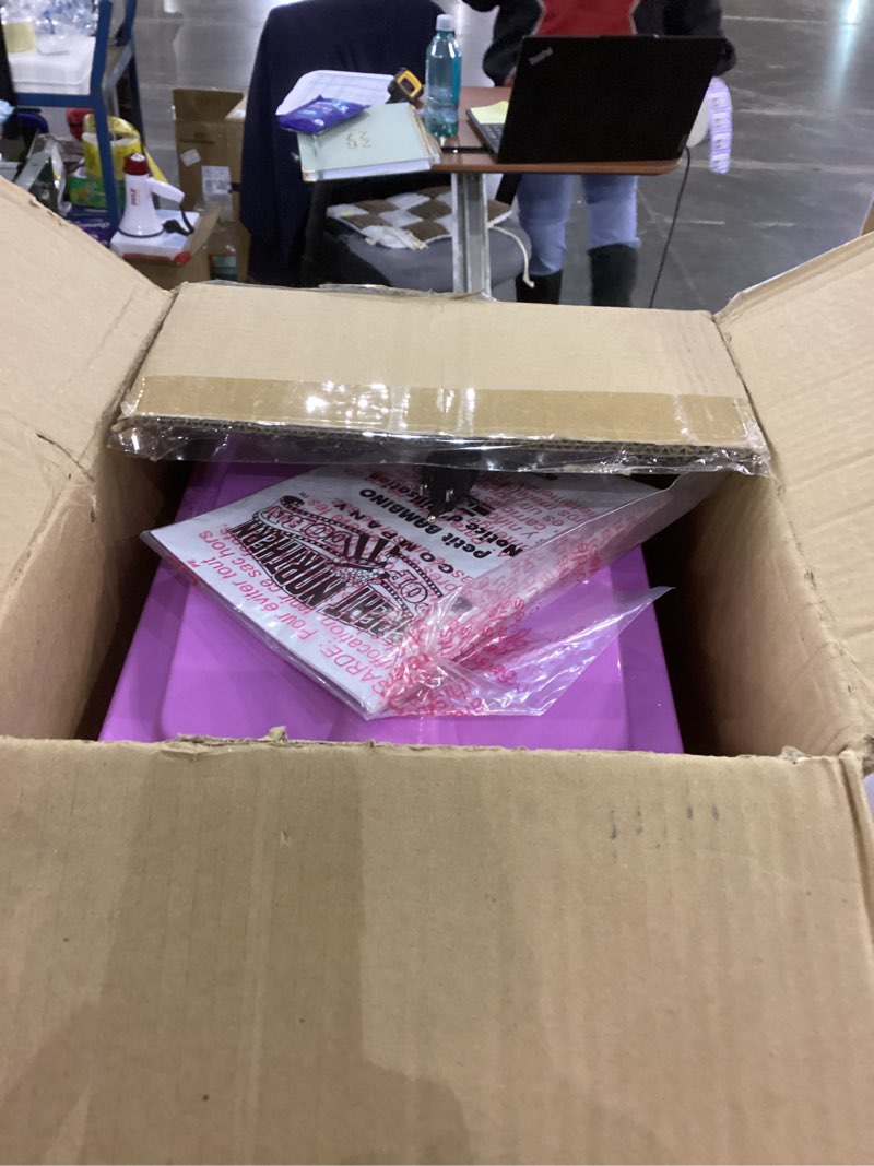 Condition photo showing As Is for Little Bambino Popcorn Machine - 2.5oz Tabletop Movie Theater Popcorn Popper with Stainless-Steel Kettle by Great Northern Popcorn (Pink)