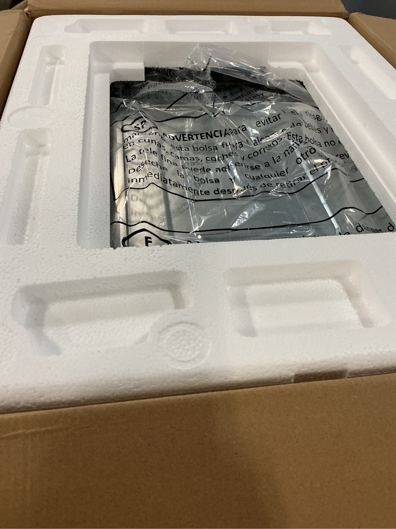 Condition photo showing New/Like New for instant pot no preheat required* 6-slice air fryer toaster oven with instantheat technology, 10-in-1, air fry, roast, bake, sear crisp, toast, bagel, broil, dehydrate, reheat, and make pizza