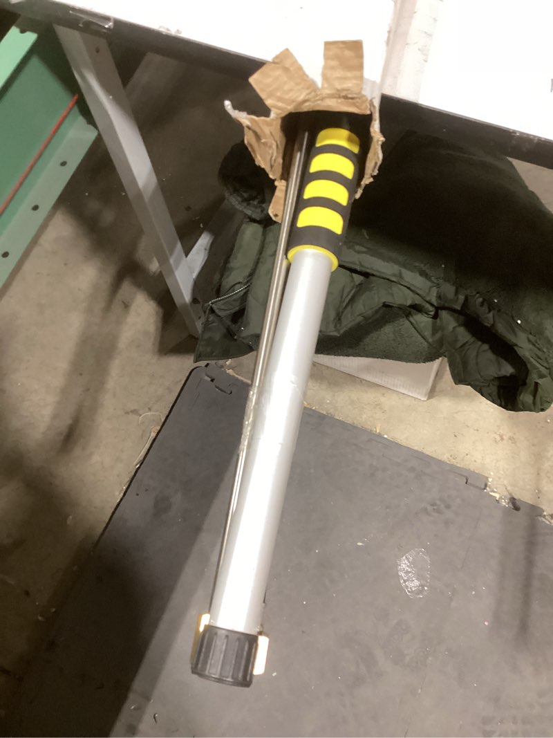 Condition photo showing As Is for Buyplus 24FT Reach Telescoping Gutter Cleaning Tools -16FT Rain Gutter Cleaner Tools From Ground with 3/4" Brass Garden Hose Shut Off Valve, Bendable Flexible Water Wand for Garden Hose, Window